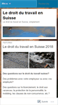 Mobile Screenshot of droitdutravailensuisse.com